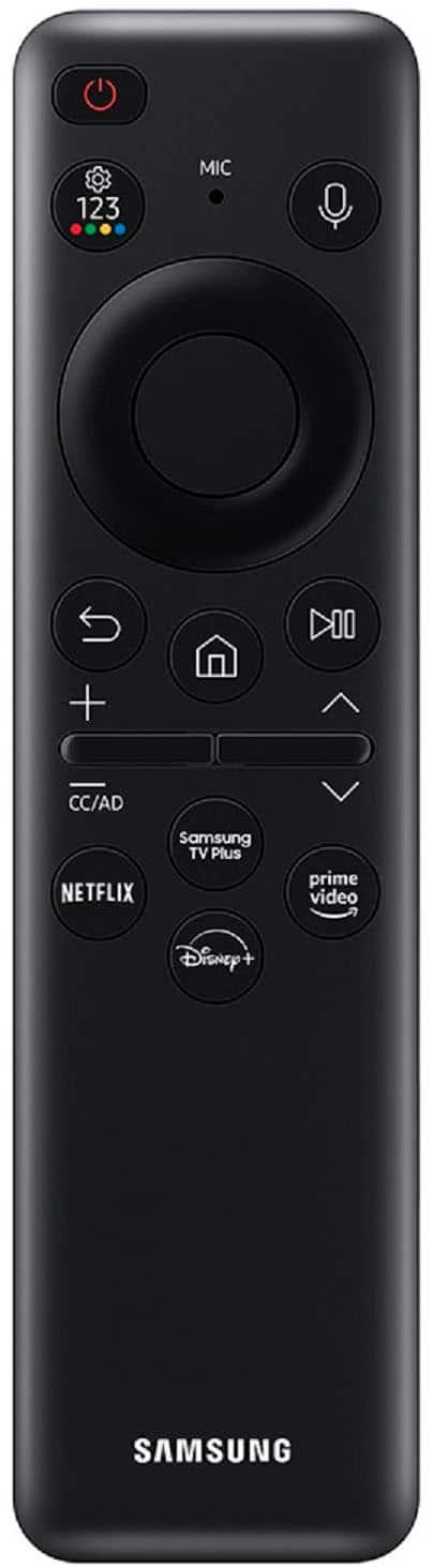 Remote Control. Samsung - 55" Class Q70C QLED 4K UHD Smart Tizen TV - Black.