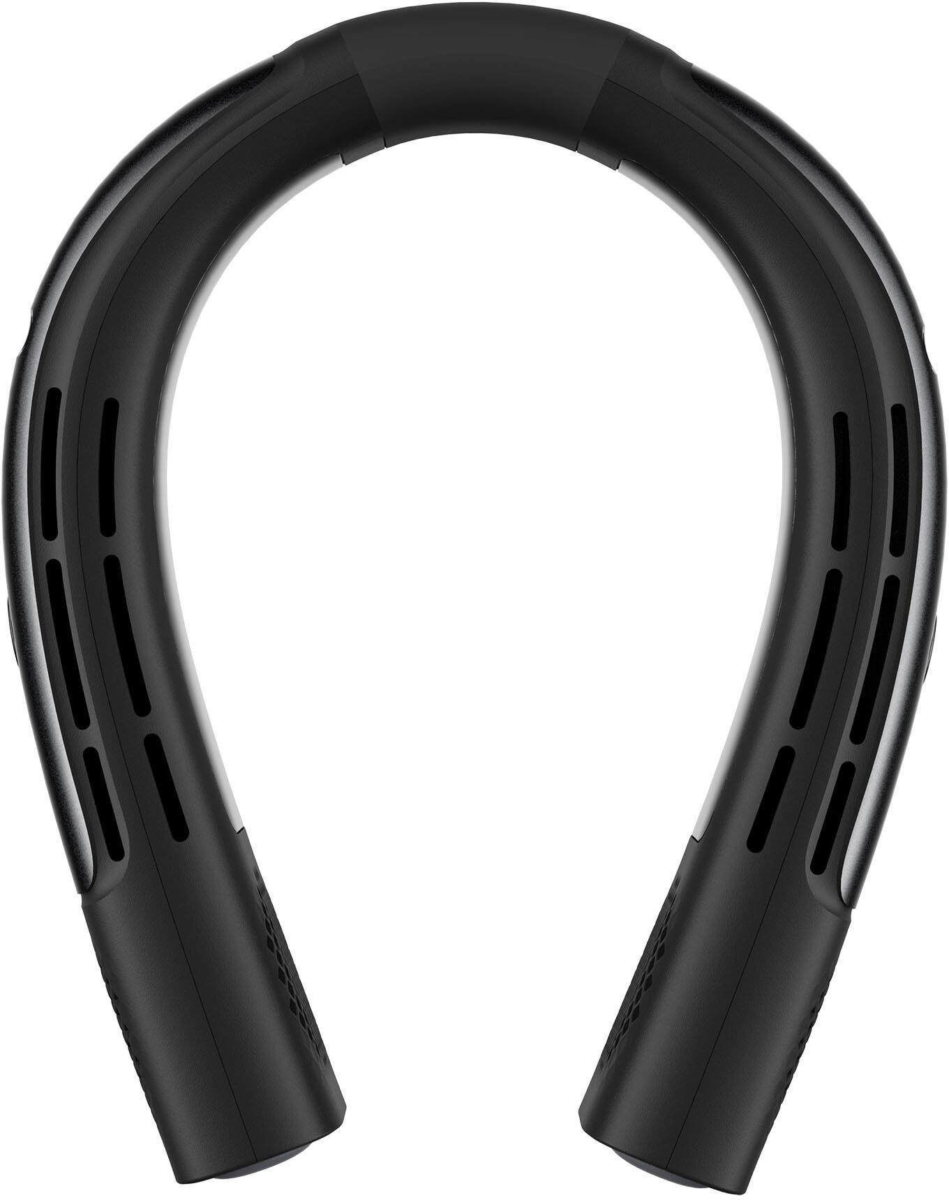 Left. TORRAS - Coolify 2s – Smart 3-in-1 Neck Air Conditioner, Cooling, Heating, and Fan - Black.