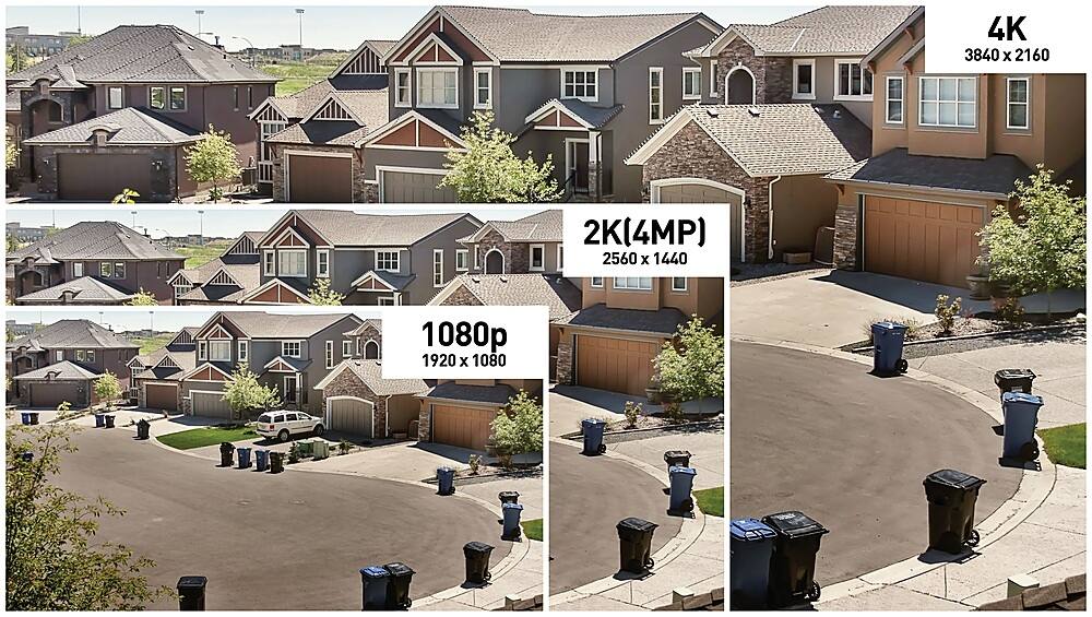 The image features a man and a woman sitting on the ground, with the man holding a tennis racket. The scene is set on a tennis court, and there are several sports balls scattered around the court. The image is categorized as Video Surveillance Systems, and it showcases excellent 4K UHD images.