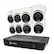 Alt View 18. Swann - Swann Master Series Home 8-Channel 8-Dome Camera 4K HD Indoor/Outdoor PoE Wired 2TB HDD NVR Security Surveillance System - White.