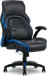 Dormeo Vantage OCTAspring® Bonded Leather Gaming Chair - Blue - Front_Zoom