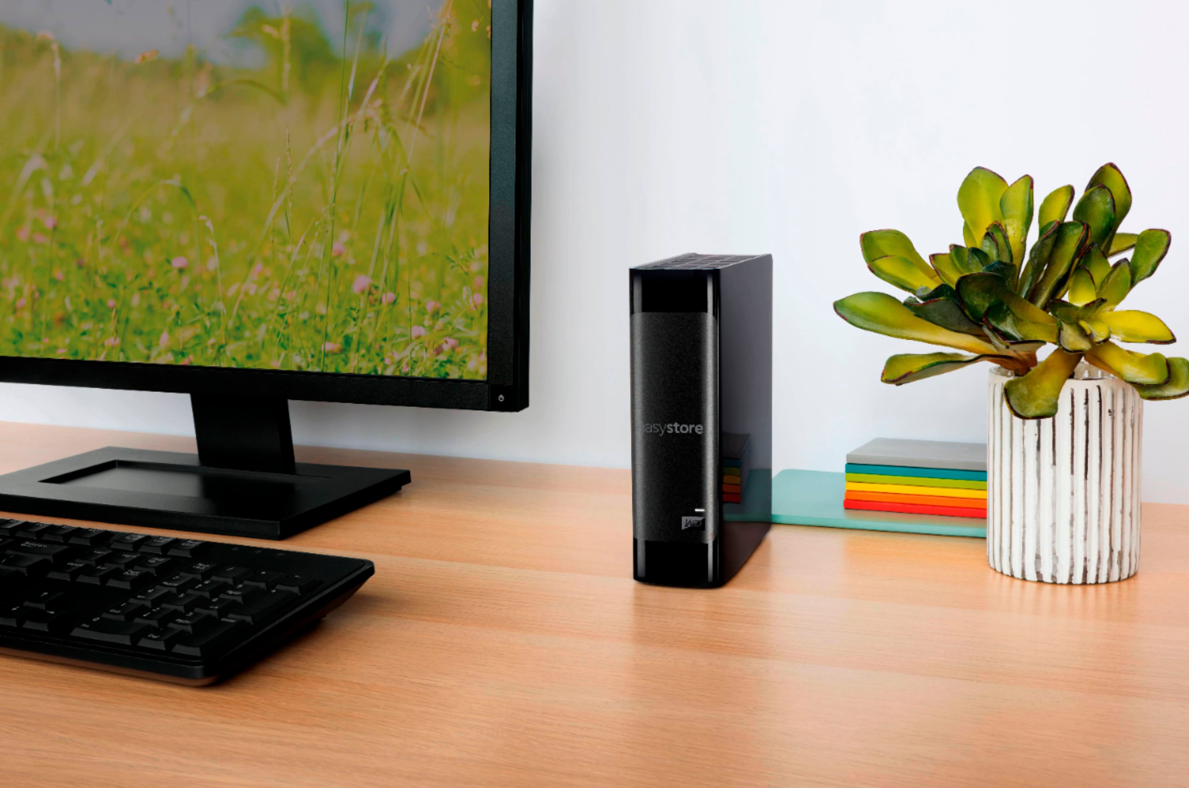 Alt View 13. WD - easystore 22TB External USB 3.0 Hard Drive - black.