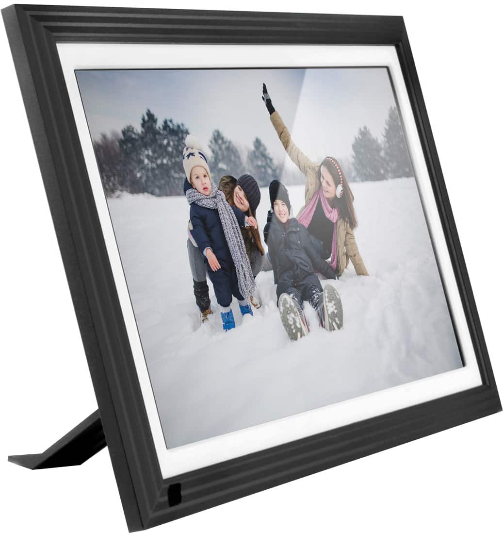 Alt View 12. Aluratek - 10" IPS LCD Wi-Fi Touchscreen Digital Photo Frame - Black.