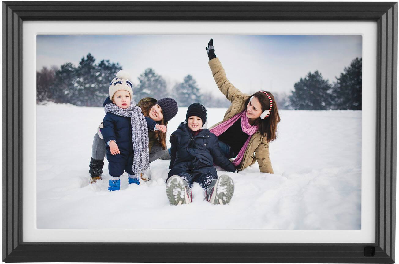 Alt View 15. Aluratek - 10" IPS LCD Wi-Fi Touchscreen Digital Photo Frame - Black.