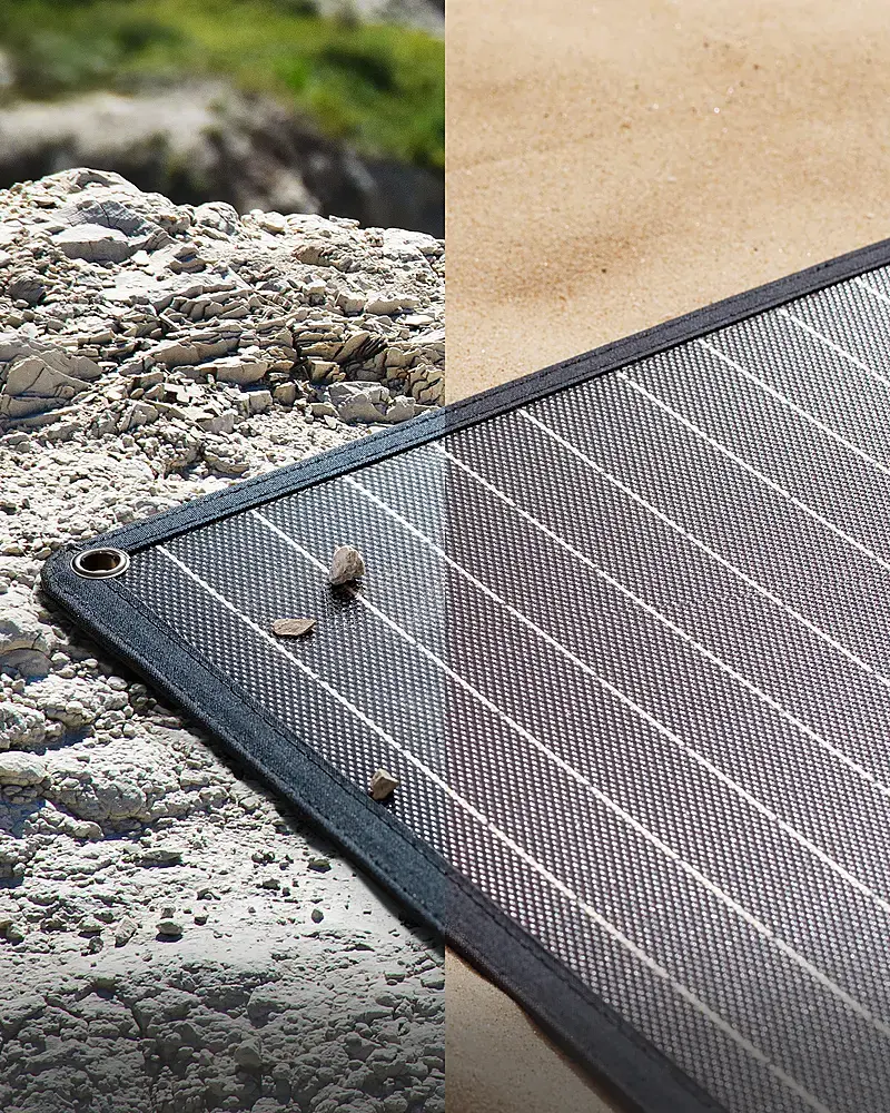 Alt View 15. Anker - 625 Solar Panel 100W for Portable Power Station - Black.
