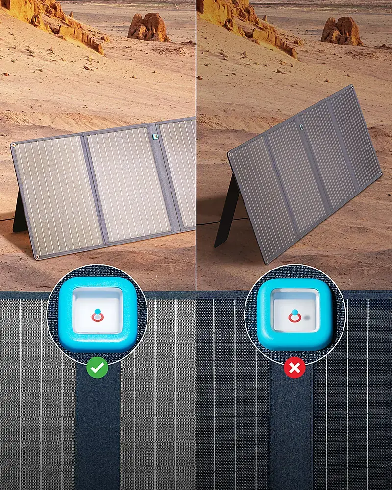 Alt View 16. Anker - 625 Solar Panel 100W for Portable Power Station - Black.