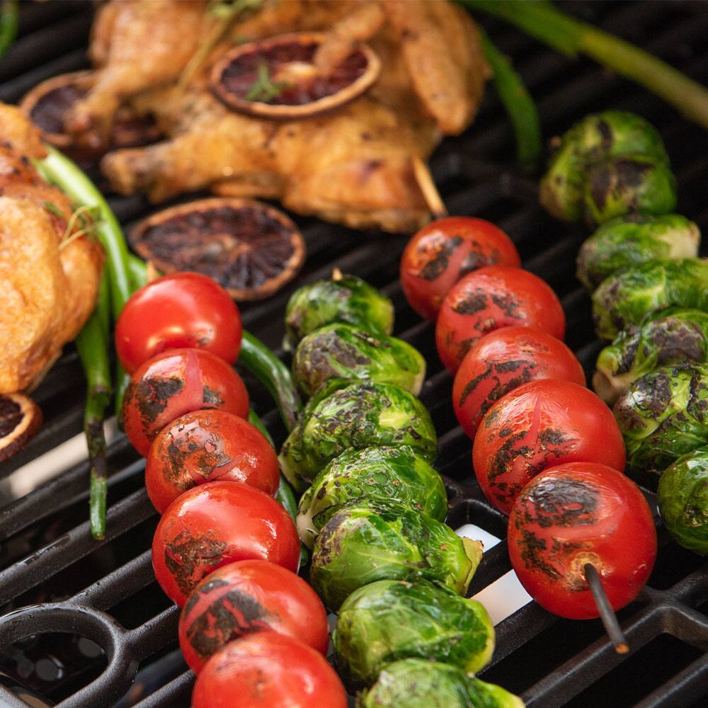 Alt View 15. Nexgrill - 4 Burner + Side Burner Cart Gas Grill - Black.