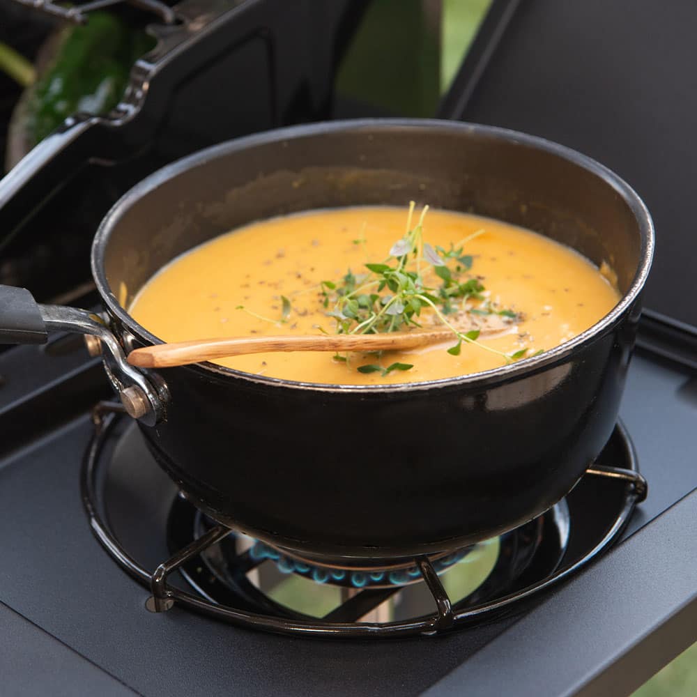 Alt View 16. Nexgrill - 4 Burner + Side Burner Cart Gas Grill - Black.