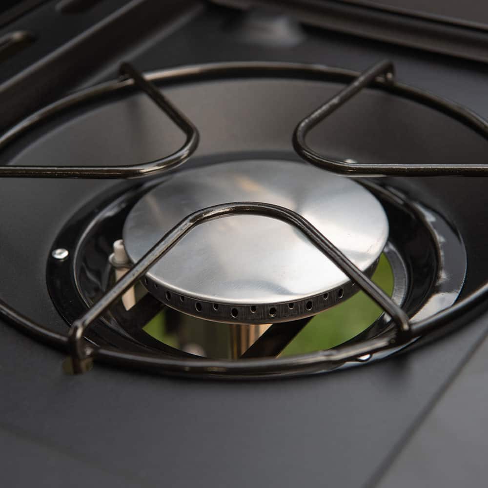 Alt View 23. Nexgrill - 4 Burner + Side Burner Cart Gas Grill - Black.