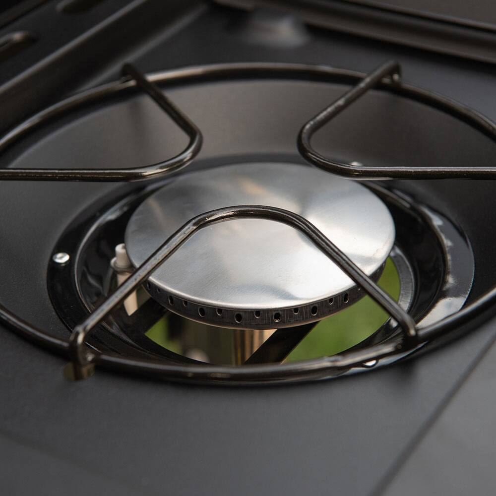 Alt View 23. Nexgrill - 4 Burner + Side Burner Cart Gas Grill - Black.