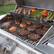 Alt View 16. Nexgrill - 4 Burner + Side Burner Stainless Cart Gas Grill - Silver.