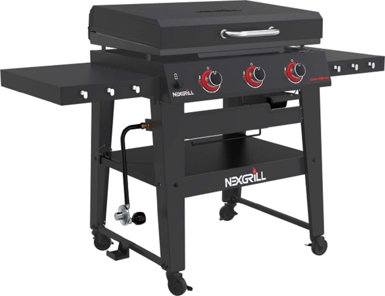 Alt View 11. Nexgrill - Daytona Stainless Steel Gas Griddle - Black.