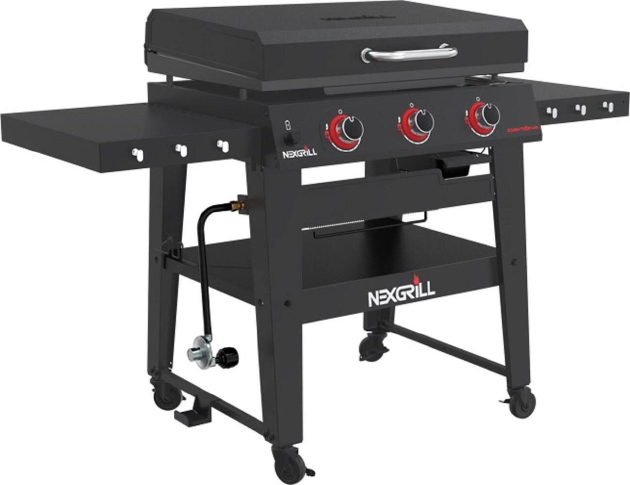 Alt View 11. Nexgrill - Daytona Stainless Steel Gas Griddle - Black.