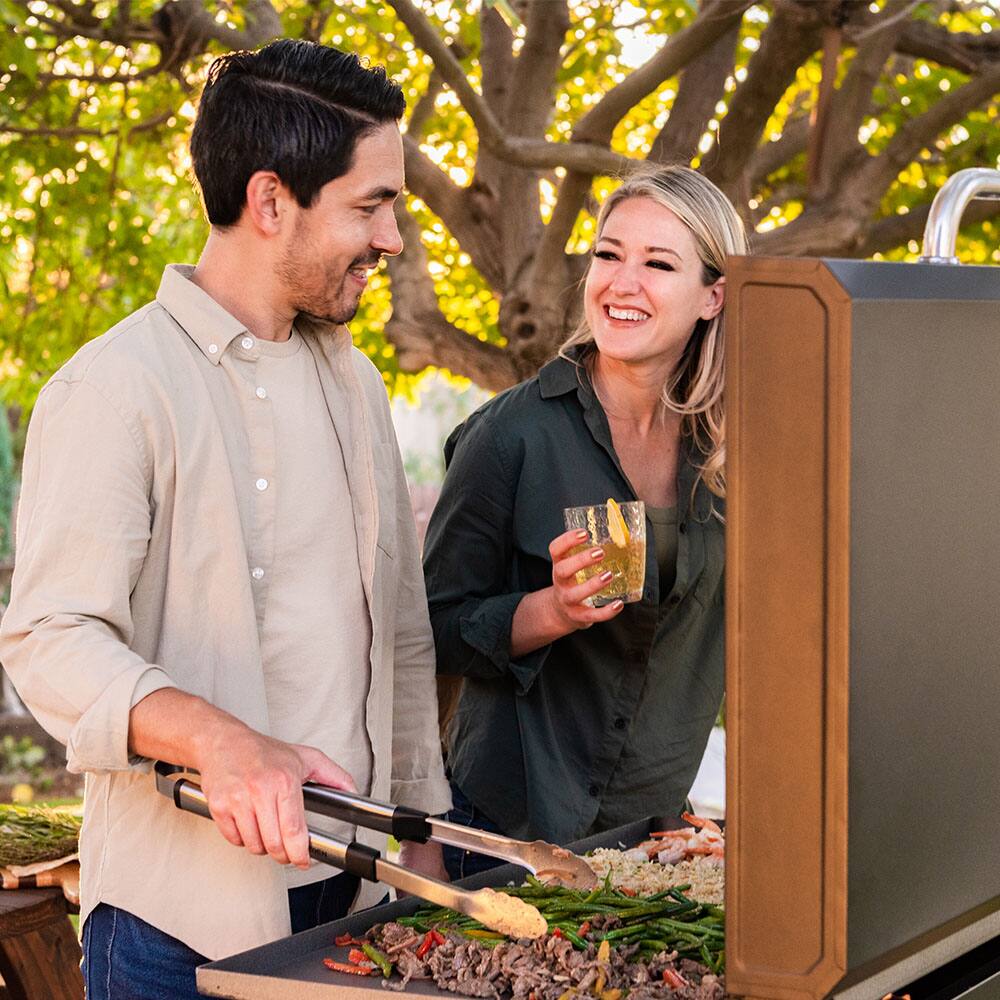 Alt View 14. Nexgrill - Daytona Stainless Steel Gas Griddle - Black.