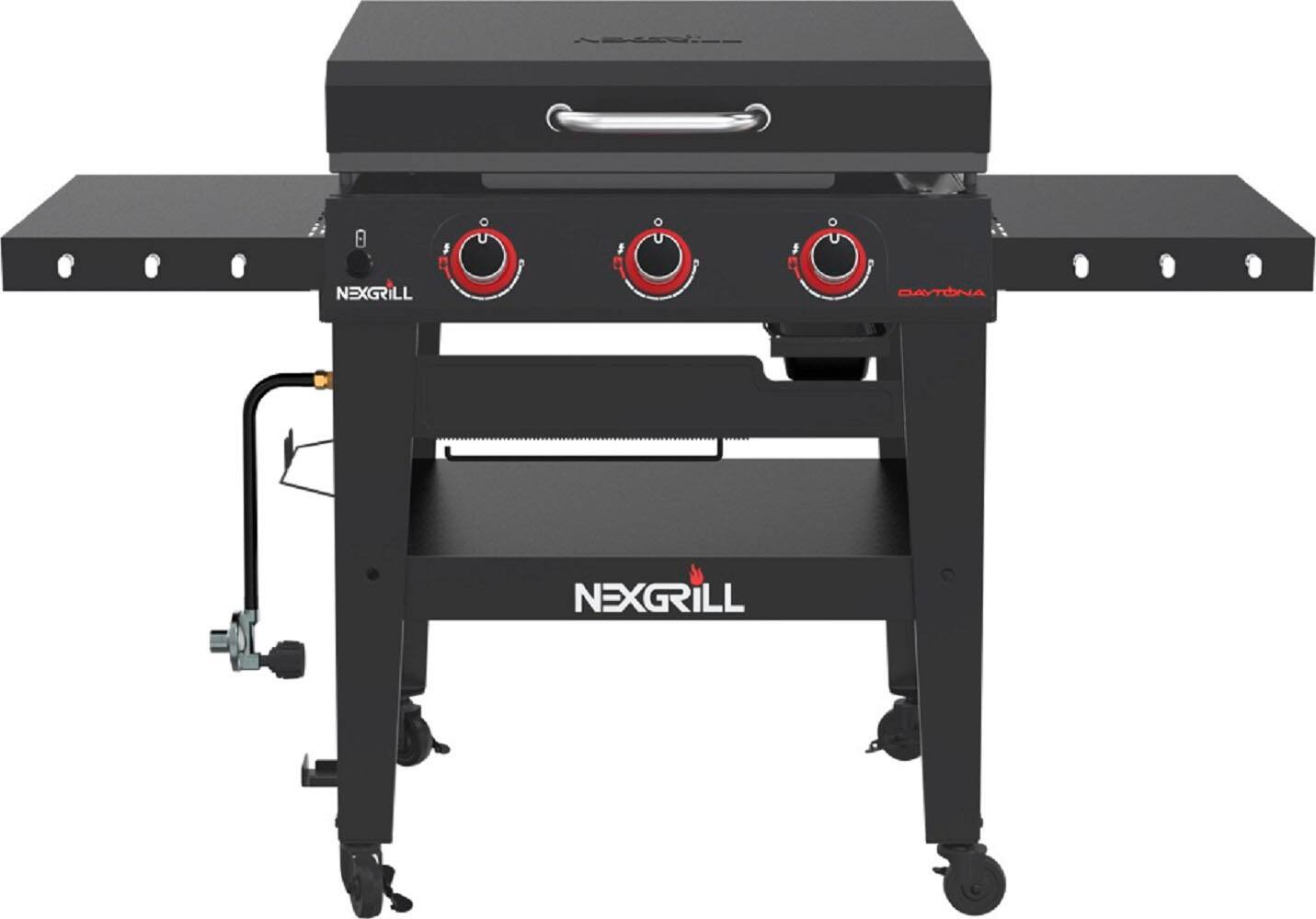 Left. Nexgrill - Daytona Stainless Steel Gas Griddle - Black.