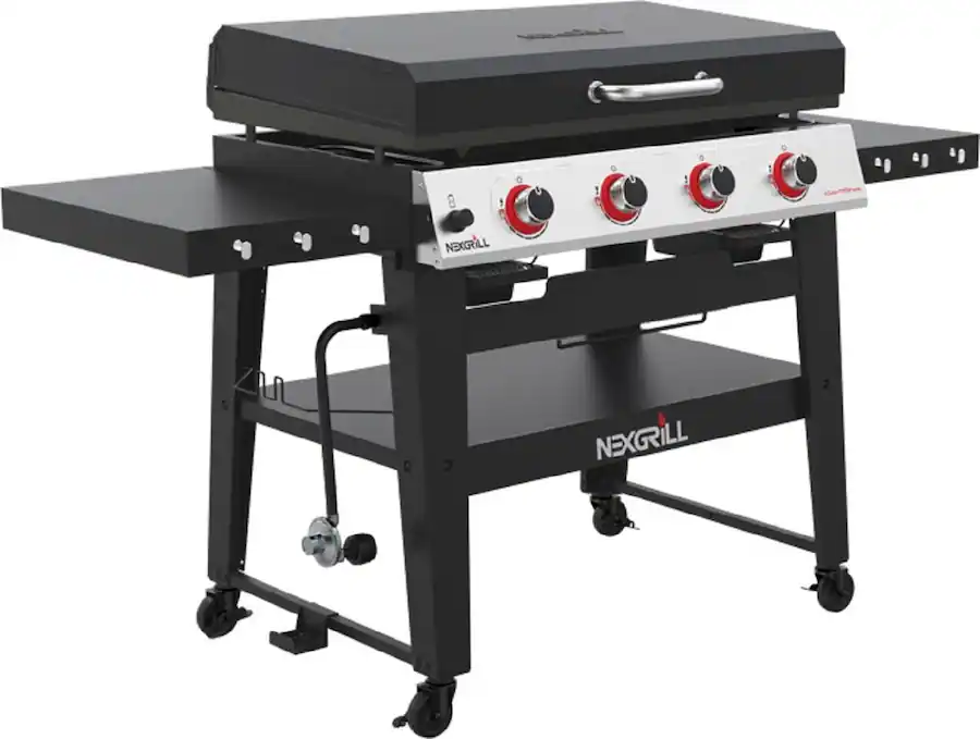Nexgrill Daytona Stainless Steel Gas Griddle Black 720-1058A - Best Buy