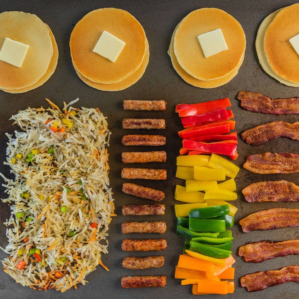 Alt View 17. Nexgrill - Daytona 4 Burner Stainless Steel Gas Griddle - Black.