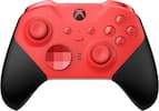 Front. Microsoft - Elite Series 2 Core Wireless Controller for Xbox Series X, Xbox Series S, Xbox One, and Windows PCs - Red.