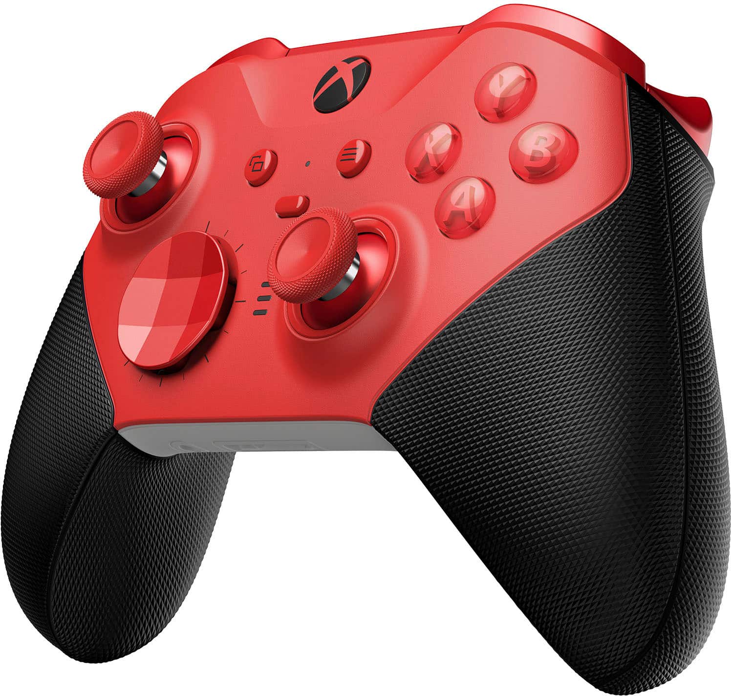 Alt View 11. Microsoft - Elite Series 2 Core Wireless Controller for Xbox Series X, Xbox Series S, Xbox One, and Windows PCs - Red.