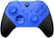 Front. Microsoft - Elite Series 2 Core Wireless Controller for Xbox Series X, Xbox Series S, Xbox One, and Windows PCs - Blue.