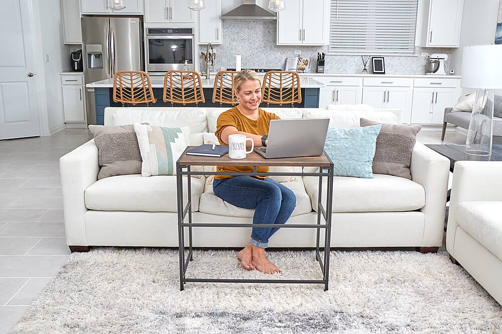 Best Buy Flipshelf Desk Brown 39338