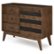 Angle Zoom. Simpli Home - Clarkson Solid Acacia Wood 48 inch Wide Mid Century Design Medium Storage - Rustic Natural Aged Brown.