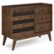 Front Zoom. Simpli Home - Clarkson Solid Acacia Wood 48 inch Wide Mid Century Design Medium Storage - Rustic Natural Aged Brown.