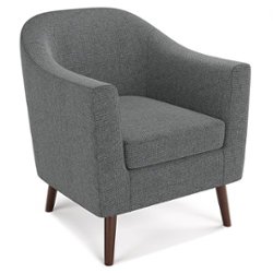 Simpli Home - Thorne Accent Chair - Shadow Grey - Front_Zoom