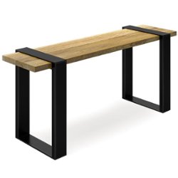 Simpli Home - Nessa Bench - Natural - Front_Zoom