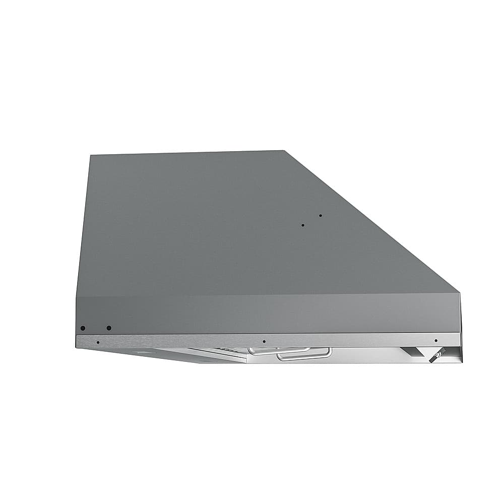 Alt View 17. Zephyr - Monsoon II 60 in. 1200 CFM Insert Mount Range Hood with LED Light - Stainless Steel.