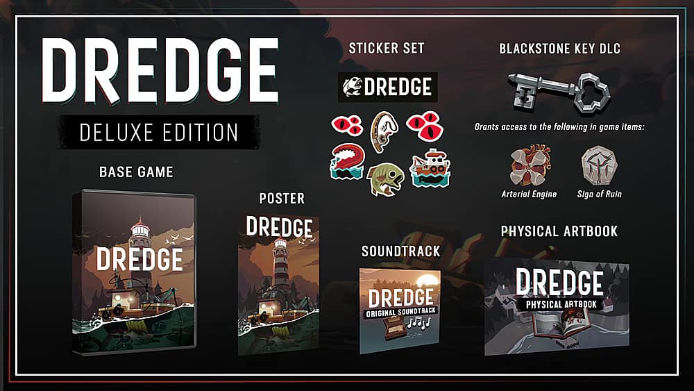 Angle View: Dredge Deluxe Edition - PlayStation 5