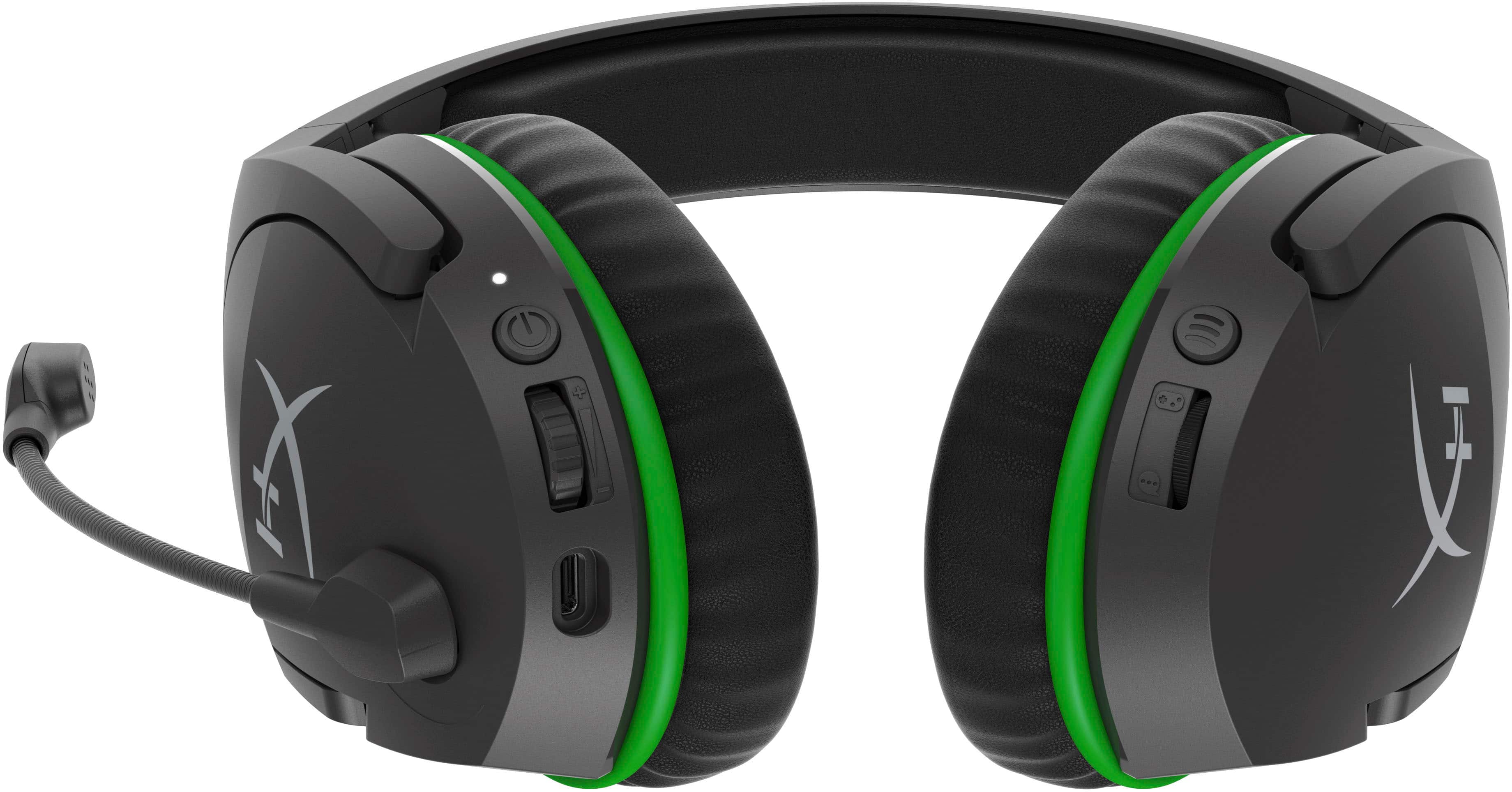 Alt View 11. HyperX - CloudX Stinger Core Wireless Gaming Headset for Xbox X|S and Xbox One - Black/Green.