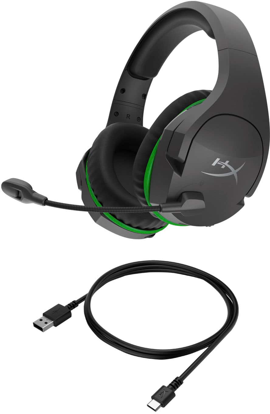 Alt View 15. HyperX - CloudX Stinger Core Wireless Gaming Headset for Xbox X|S and Xbox One - Black/Green.