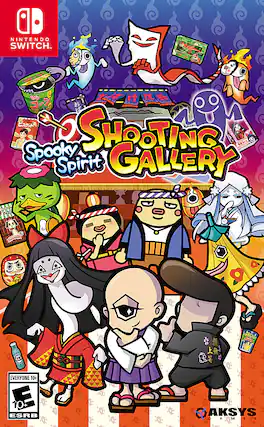 Front. Aksys Games - Spooky Spirit Shooting Gallery. - E10+ (Everyone 10+)