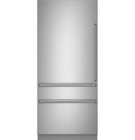 Café - 20.2 Cu. Ft.Built-In Refrigerator with Bottom Freezer and Wi-Fi - Stainless Steel Left Hinge Door - Angle_Zoom