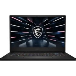 MSI - Stealth GS66 12UGS 15.6" Gaming Laptop - Intel Core i9 i9-12900H - NVIDIA GeForce RTX 3070Ti with 32GB Memory - 1TB SSD - Core Black - Front_Zoom