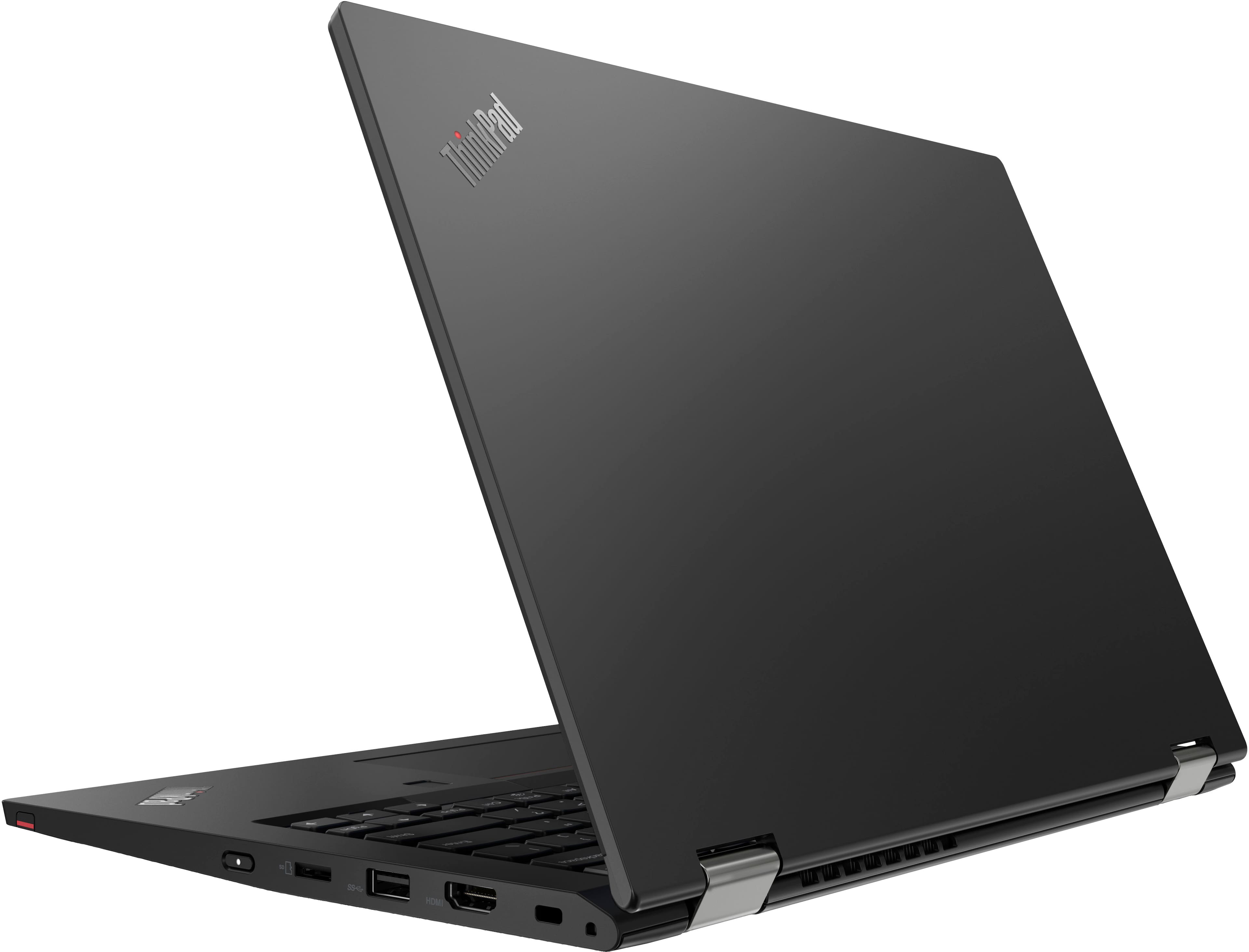Alt View 3. Lenovo - ThinkPad L13 Yoga Gen 2 2-in-1 13.3" FHD (1920 x 1080) Touch Laptop - Ryzen 5 Pro 5650U - 8GB Memory - 512GB SSD - Black.