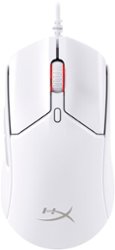 HyperX - Pulsefire Haste 2 Lightweight Wired Optical Gaming Mouse with RGB Lighting - White - Front_Zoom