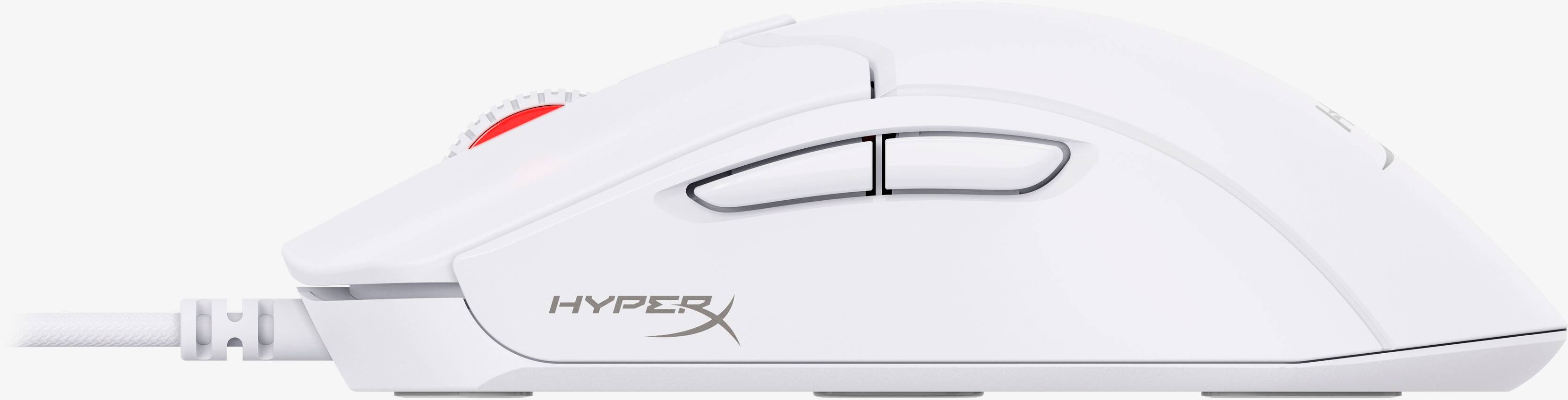 Alt View 11. HyperX - Pulsefire Haste 2 Lightweight Wired Optical Gaming Mouse with RGB Lighting - White.