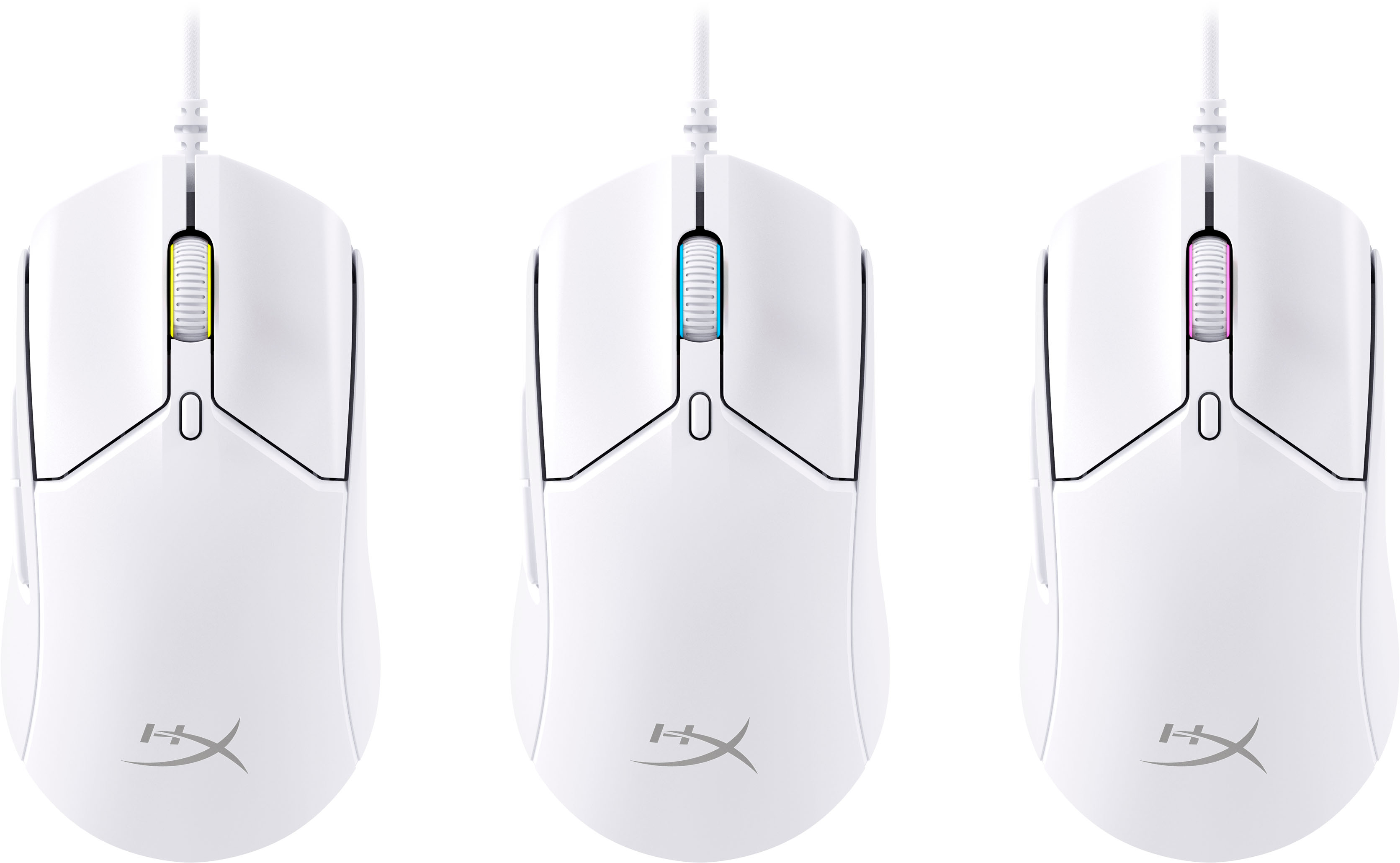 HyperX Pulsefire Haste 2 Lightweight RGB Optical Wired Buy White - Mouse Lighting Gaming with Best 6N0A8AA