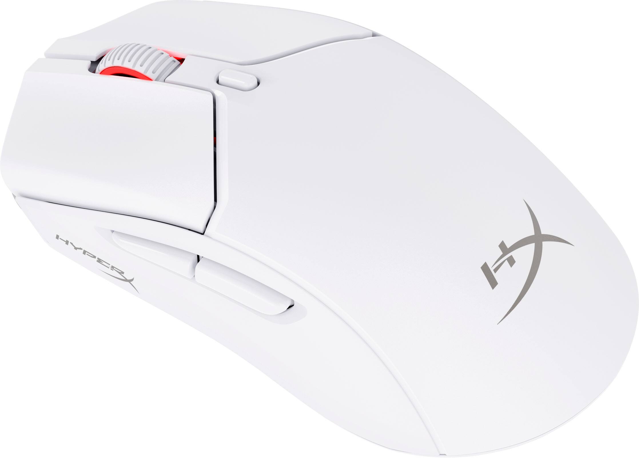 Alt View 19. HyperX - Pulsefire Haste 2 Lightweight Wireless Optical Gaming Mouse with RGB Lighting - White.