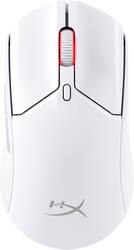 HyperX - Pulsefire Haste 2 Lightweight Wireless Optical Gaming Mouse with RGB Lighting - Wireless - White - Front_Zoom