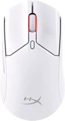 HyperX - Pulsefire Haste 2 Lightweight Wireless Optical Gaming Mouse with RGB Lighting - White - Front_Zoom
