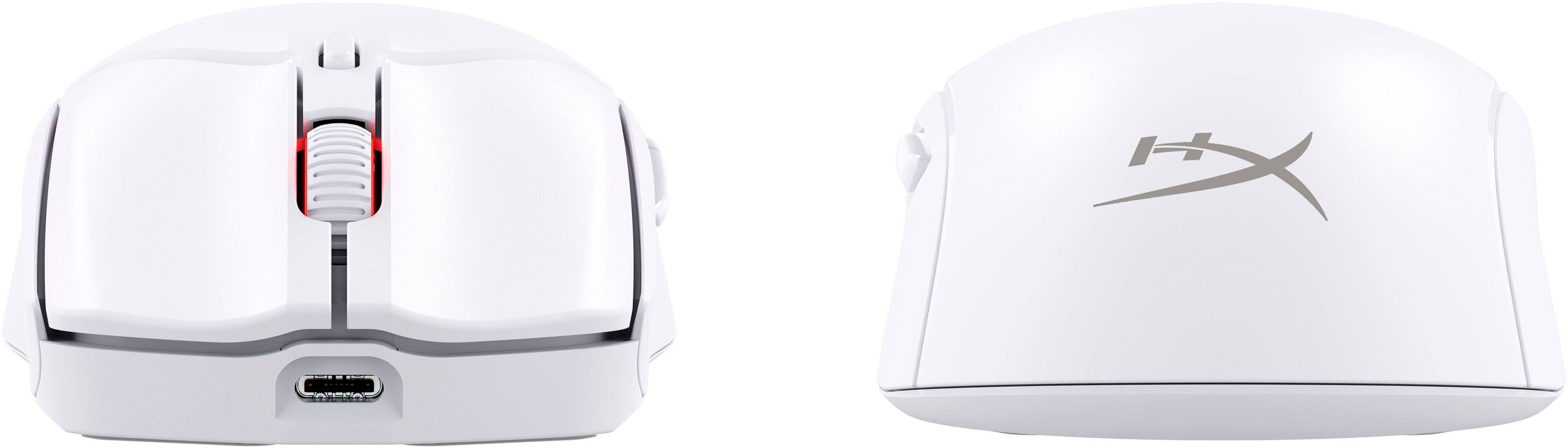 Alt View 12. HyperX - Pulsefire Haste 2 Lightweight Wireless Optical Gaming Mouse with RGB Lighting - White.