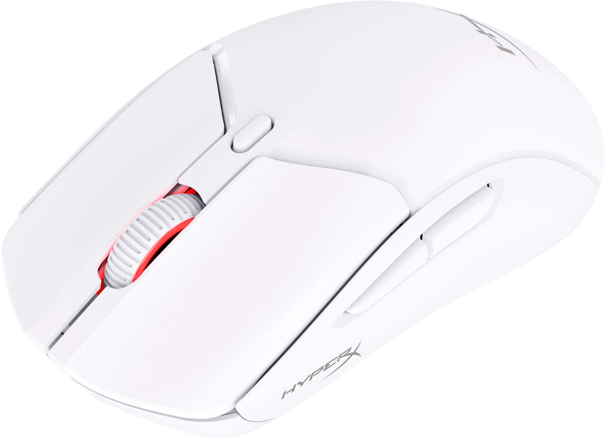 Left. HyperX - Pulsefire Haste 2 Lightweight Wireless Optical Gaming Mouse with RGB Lighting - White.