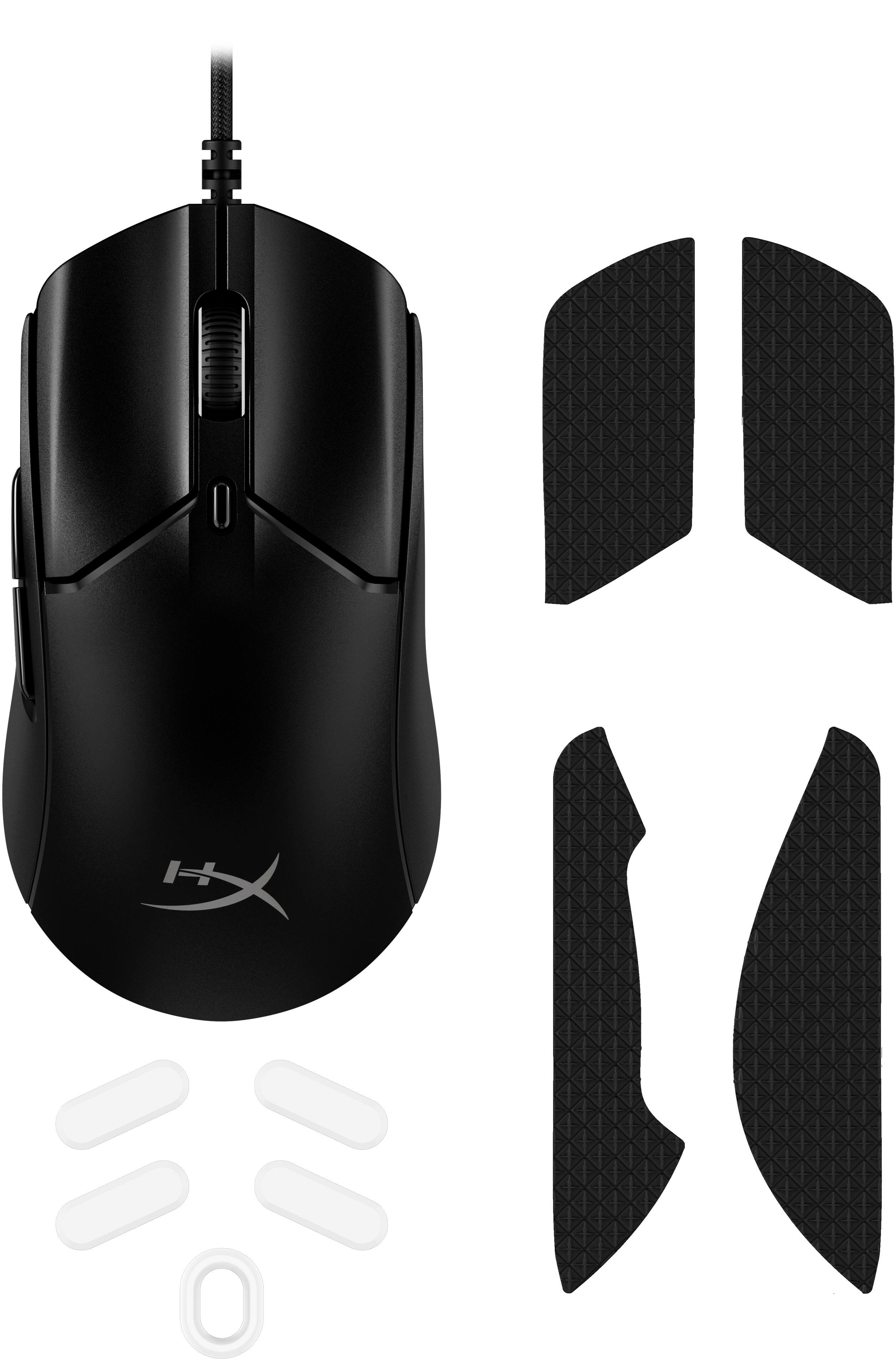 Alt View 15. HyperX - Pulsefire Haste 2 Lightweight Wired Optical Gaming Mouse with RGB Lighting - Black.
