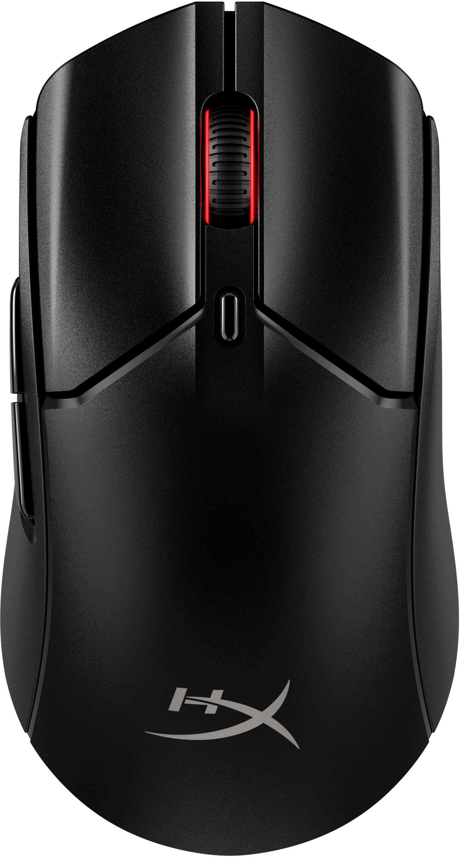 Front. HyperX - Pulsefire Haste 2 Lightweight Wireless Optical Gaming Mouse with RGB Lighting - Black.