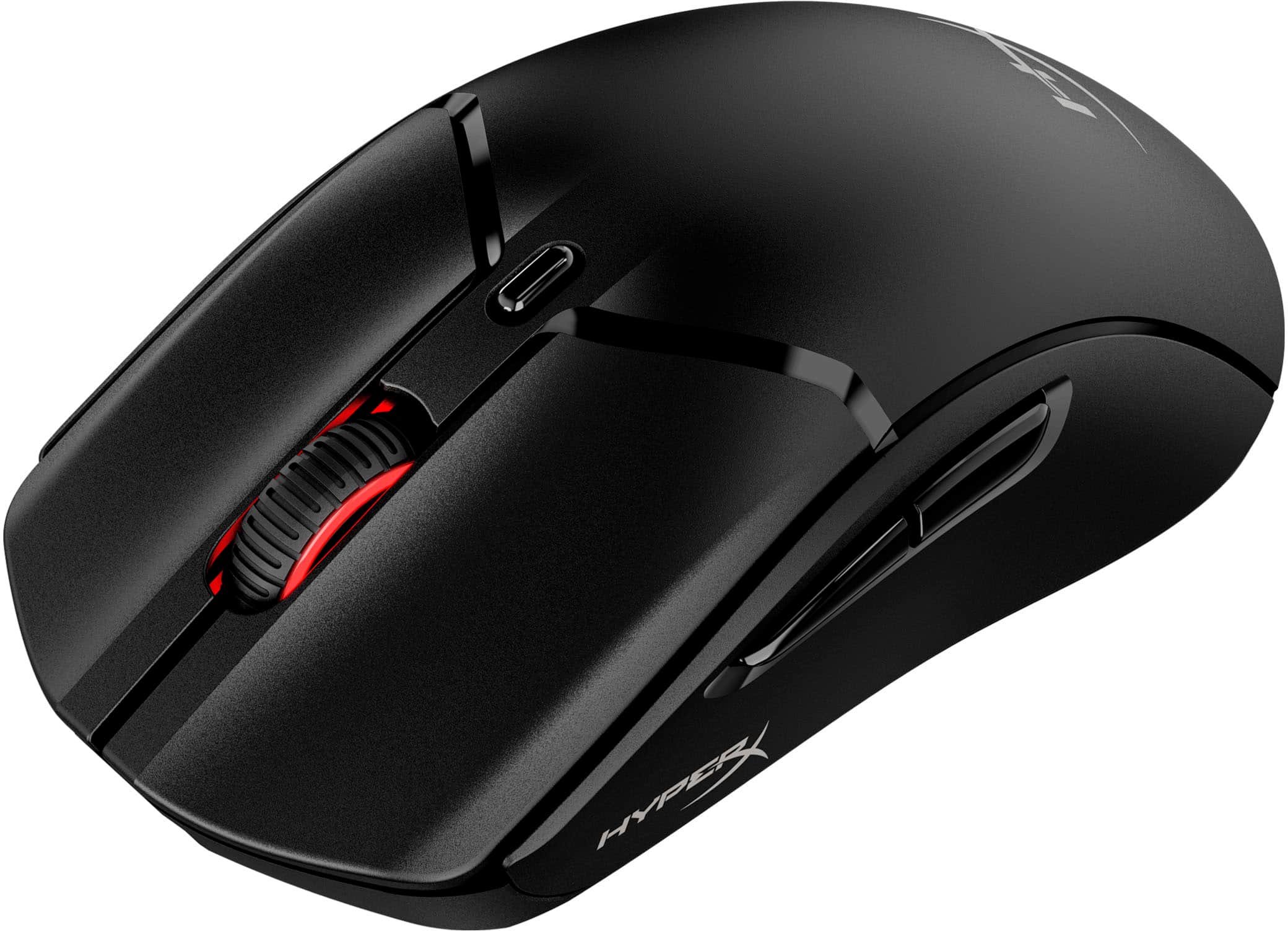 Left. HyperX - Pulsefire Haste 2 Lightweight Wireless Optical Gaming Mouse with RGB Lighting - Black.