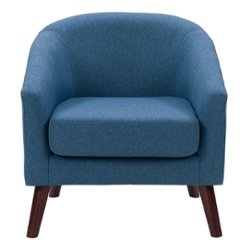 CorLiving - Elwood Modern Tub Chair - Blue - Front_Zoom