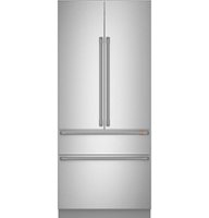Café - 20.2 Cu. Ft.Built-In French Door Refrigerator with Bottom Freezer and Wi-Fi - Stainless Steel - Angle_Zoom